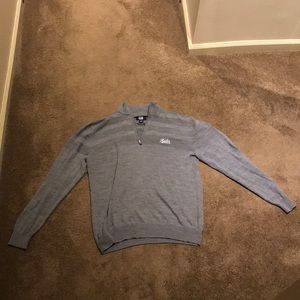 Cutter & Buck Cincinnati Reds 1/4 Zip - Size M